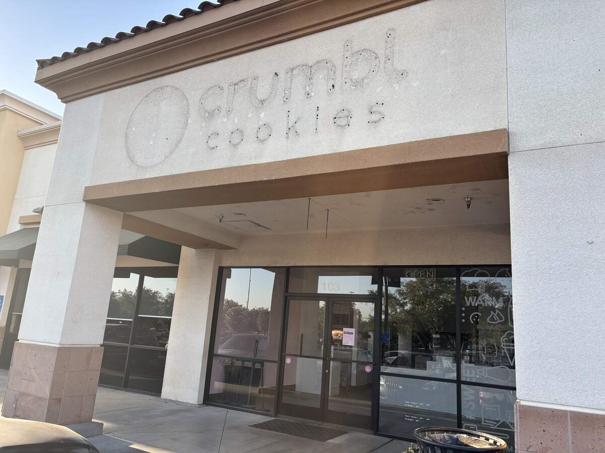 The Crumbl Cookies location in Hanford permanently closed at the end of August after five years in business.